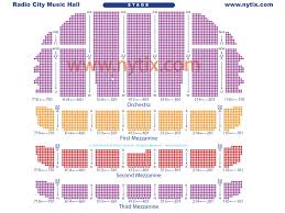 Radio City Music Hall Seating Chart Christmas Spectacular