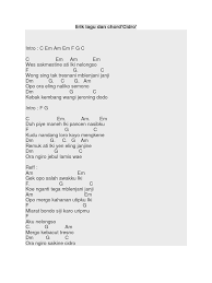 C em f g c. Lirik Lagu Dan Chord Didi Kempot Cidro Dll