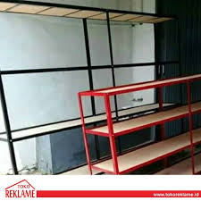 Promo siku besi l 30x30x30 mm braket penyangga meja ambalan tatakan penahan rak dinding gantung floating shelves iron shelf bracket siku lipat besi 35cm terbaru murah set isi 2 pcs folding shelf brackets siku penyangga meja belajar laptop tembok penahan ambalan rak. Jasa Buat Rak Besi Siku Besar Abiyu Toko Tegal Toko Reklame Indonesia Ide Dekorasi Rumah Rak Per
