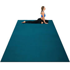 Free 2 Day Shipping Buy Gymax Large Yoga Mat 7 X 5 X 8 Mm Thick Workout Mats For Home Gym Flooring At Wa In 2020 Large Yoga Mat Home Gym Flooring
