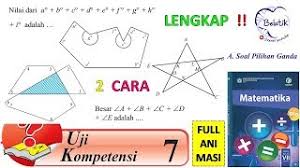 Buku siswa matematika kelas 7 semester 2, k13 revisi 2016. Uji Kompetensi 7 Kelas 7 Semester 2 Smp Mts Garis Sudut Matematika Paket Bse Halaman 171 Samasaya Youtube