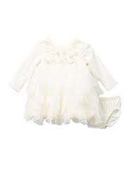 ruffled dress set baby girls