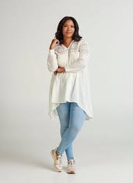 Zizzi tunika xnaust 1/2 tunic. Zizzi Tunika Grosse Grossen Damen Spitzen Tunika Mit V Ausschnitt Und Knopfen Online Kaufen Otto