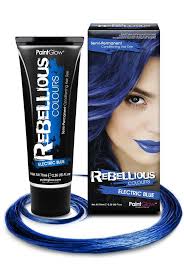 Hair color remover decolor time no ammonia remove color from dyed hair no damage. 70ml Electric Blue Hair Dye Temporary Vibrant Blue Hair Colour