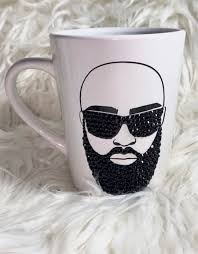 Kevin Bling Mug•bearded Man • African American Man Bling Mug• Gifts for  Him• Beard Gang Mug
