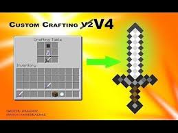 Custom Crafting V4 Easily Add New Recipes Without Coding Minecraft 1 8 Custom Crafts Minecraft Code