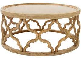 Get info of suppliers, manufacturers, exporters, traders of designer coffee table for buying in india. Casa Padrino Designer Coffee Table Natural Colors O 80 X H 37 Cm Modern Round Wood Coffee Table