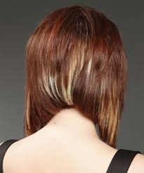 Our top 4 bob hairstyles you can do at home! Medium Straight Mahogany Red Bob Haircut With Light Blonde Highlights