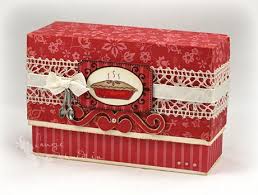 Just Give Me Stamps Recipe Box Tutorial Recipe Box Box