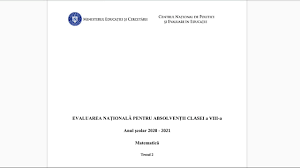 Ministerul educaţiei, cercetării şi tineretului romania. Evaluare Nationala 2021 Testul 2 Teste Antrenament Clasa A 8 A Youtube