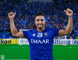 فاز سالم الدوسري لاعب الهلال، بجائزة أفضل لاعب في مباراة ناديه أمام الدحيل القطري، في الجولة الثانية من دور المجموعات لدوري أبطال آسيا لكرة القدم. Ø´Ù‡Ø§Ø¨ Ø±ÙŠØ§Ø¶Ø© Ø³Ø§Ù„Ù… Ø§Ù„Ø¯ÙˆØ³Ø±ÙŠ Ù„Ø§Ø¹Ø¨ Ø§Ù„Ù‡Ù„Ø§Ù„ ÙŠ Ø¹Ù„Ù† ØªØ¹Ø§ÙÙŠÙ‡ Facebook