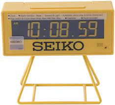 Note:alarm clock does not include any battery equipment. Amazon Com Seiko Qhl062y Digital Alarm Clock Yellow Home Kitchen