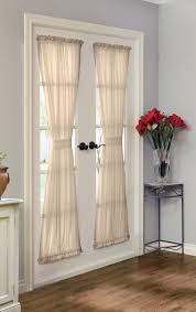 The french door curtain panel features a faux silk dupioni with a luxurious sheen and rich texture. Door Panel Curtains Thecurtainshop Com