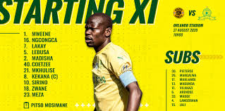 Check out fixture and results for kaizer chiefs vs mamelodi sundowns match. Mamelodi Sundowns Fc On Twitter Starting Xi Kaizer Chiefs Vs Mamelodi Sundowns Absa Premiership Orlando Stadium Sundowns Absaprem Https T Co M1i40jzjjb