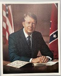 Jimmy Carter Signed Autographed Color Photo 76th Governor Georgia 1971-5