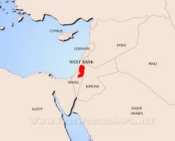 The west bank, including east jerusalem, has a land area of 5,640 km² plus a water area of 220 km² , consisting of the northwest quarter of the dead sea. West Bank Map