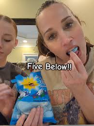 Trying Tongue Tattoo Candy at Five Below