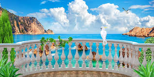 Download 120,499 balcony images and stock photos. Balcony With Parrot Rocks Paradise View Balcony Summer Parrot Sky Sea Hd Wallpaper Peakpx