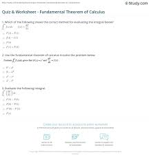 © 2005 paul dawkins chain rule variants the chain rule applied to. Fundamental Theorem Of Calculus Worksheet Pdf