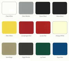 Color Charts S S Manufacturing