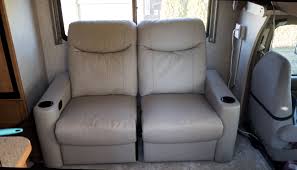 After Dinette Removal Replacing With Theater Recliners Comfort Baby Travel Trailer Floor Plans Rv Furniture Rv Interior