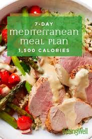 7 Day Mediterranean Meal Plan 1 500 Calories Easy Mediterranean Diet Recipes Mediterranean Diet Meal Plan Mediterranean Diet Recipes