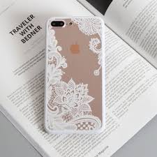 Floral Lace Henna Iphone 7 8 Cases Retailite Flower Phone Case Apple Phone Case Phone Cases