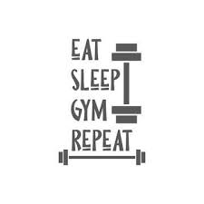 Eat Sleep Gym Repeat Quote Lettering Poster Quote Lettering Png And Vector With Transparent Background For Free Download Vector Quotes Lettering Repeat Quotes