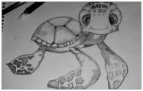 Easy Koyal Bird Drawing For Kids Hello Mr Turtle Lovers Art Cute Turtles Indian Artist