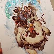 Olha Que Arte Linda Da Gaang Avatar Fanart Avatarthelastairbender Olha Que Arte Linda Da Gaang Avatar Airbender Avatar Ang Avatar The Last Airbender Art