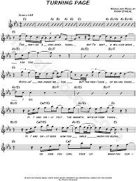 Ii baseball cap $ 30.00 atlas: Sleeping At Last Turning Page Sheet Music Leadsheet In Eb Major Transposable Download Print Sku Mn0099447