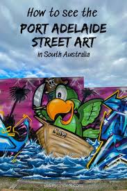 Port Adelaide Street Art Street Art Adelaide Street Vintage Travel Posters