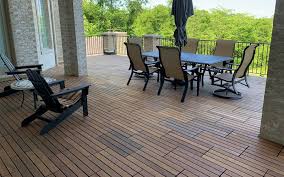 Deck tiles are different from most other tile options when it comes to installation. Archatrak Patio Pavers How To Easily Resurface Old Cracked Concrete