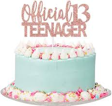 We got another philippines hottest for y. 13 Fabulous Rose Gold 13 Awesome Cake Topper 13th Birthday Thirteen Party Decoration Official 13 Teenager For Boy Girl Cheers To 13 Year Old Cake Cupcake Toppers Toys Hobbies Montibello Com