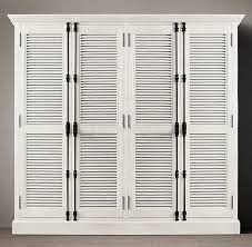 Diy Shutter Door Wardrobe India Pied A Terre Idea Restoration Hardware Knock Off Nomadic Decorator Shutter Doors Bedroom Closet Doors Wardrobe Doors
