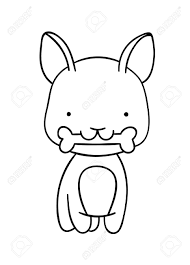 However, as any dog owner can attest, try as we might, communicating with our furry friends isn't always the easiest. Coloring Pages Black And White Cute Hand Drawn Dog With Bone Doodles Print Royalty Free Cliparts Vectors And Stock Illustration Image 142344880