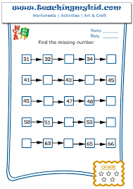 Some of these sheets are slightly advanced for preschoolers but certainly not beyond every preschooler. Write The Missing Number 4 Archives Teaching My Kid