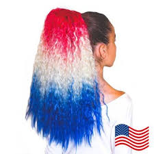 Our custom design accessories are created specifically for. Neptune Teal Blue And Aqua Wavy Ponytail Hair Extension Faire Com