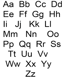 Combining these letters is how the words necessary . Large Printable Alphabet Letters Preschool Learning Online Lesson Plans Worksheets