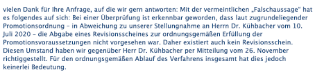 Mimikama hatte jedoch mit seiner. Revisionsschein Irrefuhrende Behauptungen Zu Drosten Dissertation