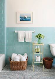 You can use bright yellows, oranges, greens, and blues as accents or focal points in the bathroom. Bathroom Tile Ideas Blue Trendecors