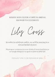 Virtual Bridal Shower Ideas That Aren T Tacky Wedding Experience