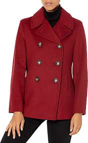 Houndstooth double breasted wool coat. Calvin Klein Pea Coats 37 Items Stylight