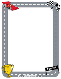 Racing Border Clip Art Page Border And Vector Graphics Page Border Borders And Frames Page Borders