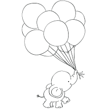 A55 2 Elephant Coloring Page Elephant Drawing Art Drawings Simple