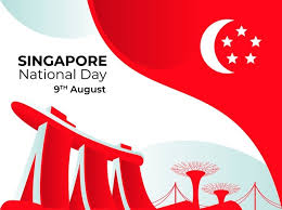 Christian, catholic, jewish & muslim. Free Vector Flat Singapore National Day Illustration