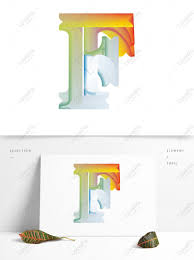 Initial tattoos like the letter f can effectively express your love for a person or occasion. Creative Gradient English Alphabet Design F Ai Images Free Download 1369 1024 Px Lovepik