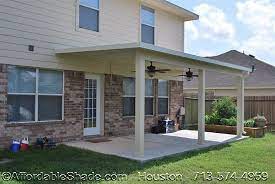 Other nearby airports include ellington field and houston george bush intercontinental. Covered Patio Ideas For That Perfect Kind Of Shade For Your Patio Topsdecor Com Aluminum Patio Covers Metal Patio Covers Patio