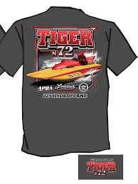 Ted jones and his son ron, and les staudacher and his son jon, continues to this day building hydroplanes. Tiger N 72 Lauterbach Vintage Hydroplane Shirt New Boat Info Card Hydroplane Shirts Hydroplane Boats