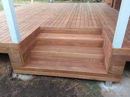 Deck Steps Timber Deck Building A Deck